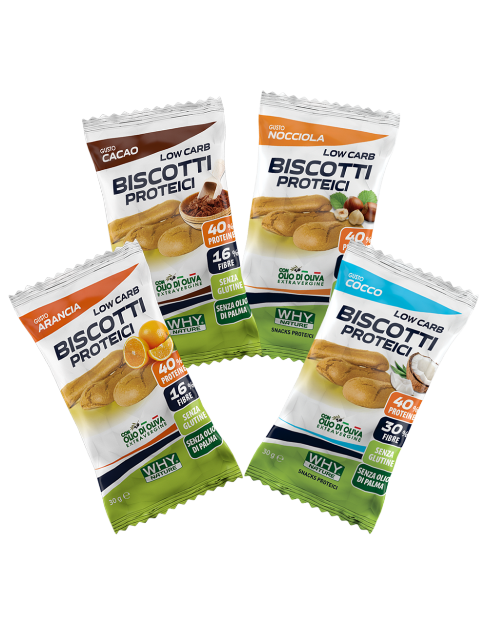 LOW CARB BISCOTTI PROTEICI 30g